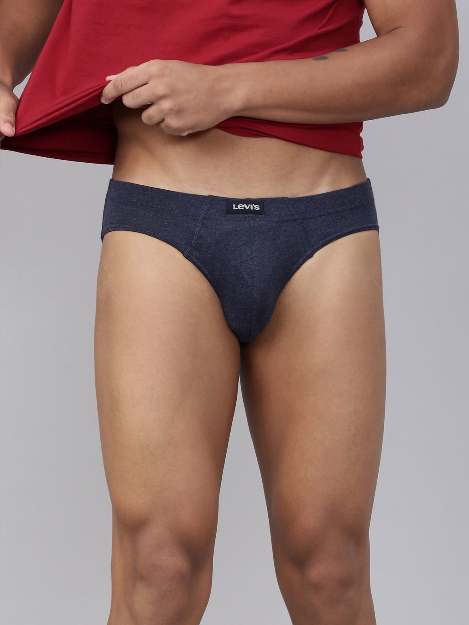 Levi's Multi Cotton Regular Fit Briefs - Pack Of 3