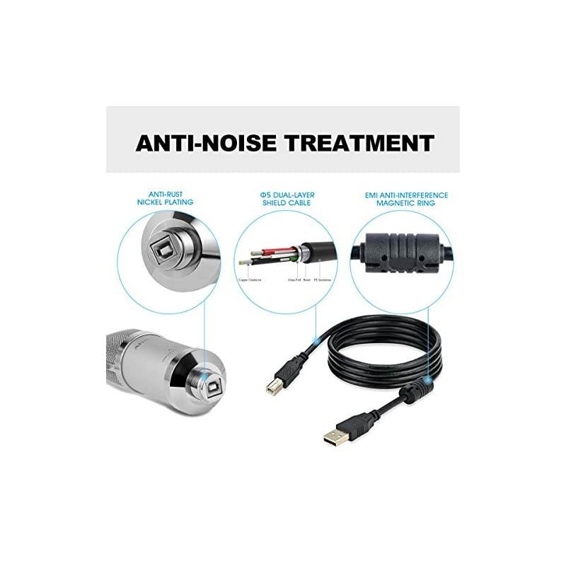 USB Microphone  Unidirectional Condenser Mic for Computer PC MacWindows Podcasting Vlog YouTube Studio Recording Skype Stream Voice Over Vocal Dictation with Desktop Tripod Stand