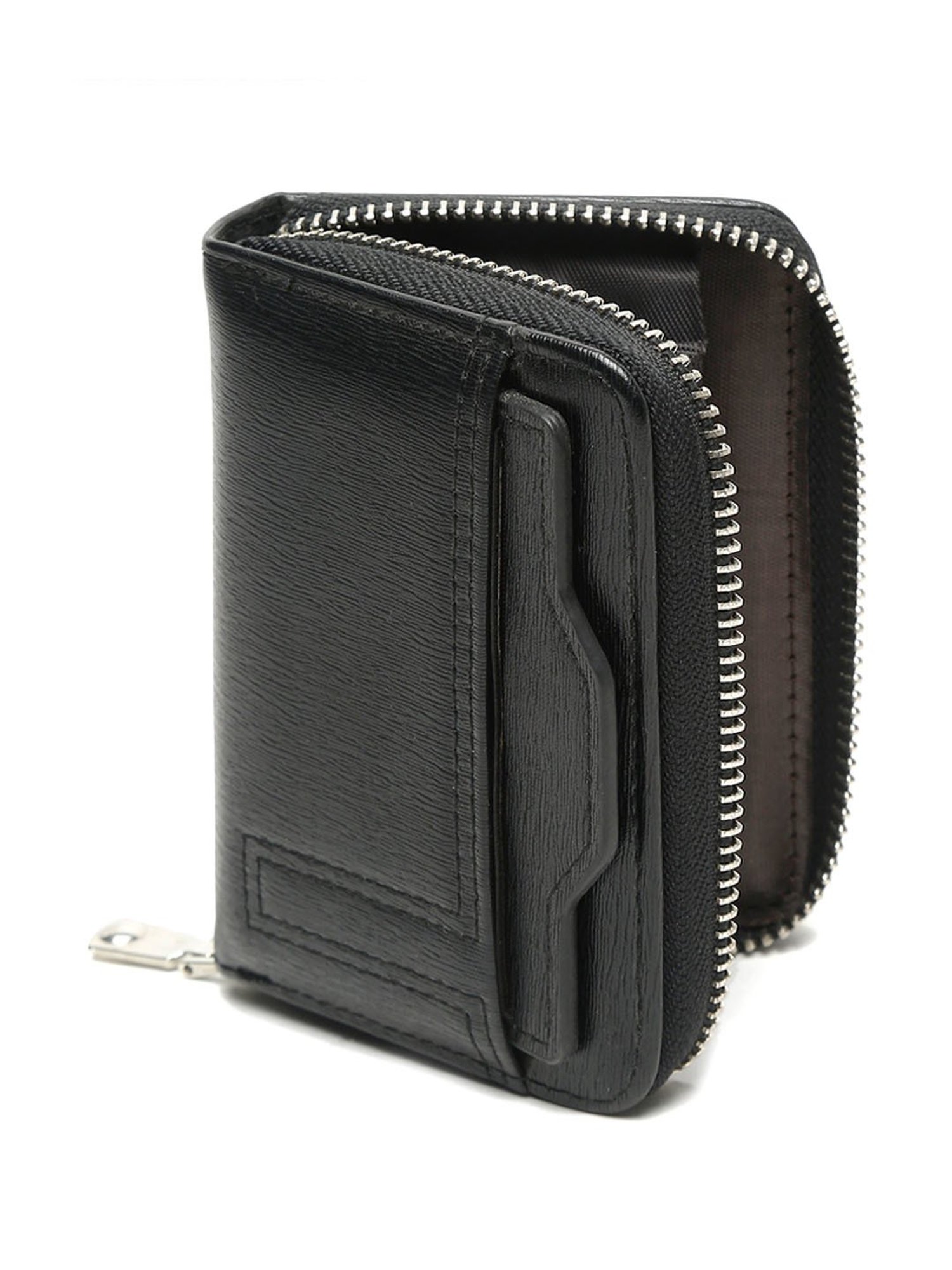 Apsis Black Zip Around Wallet for Women