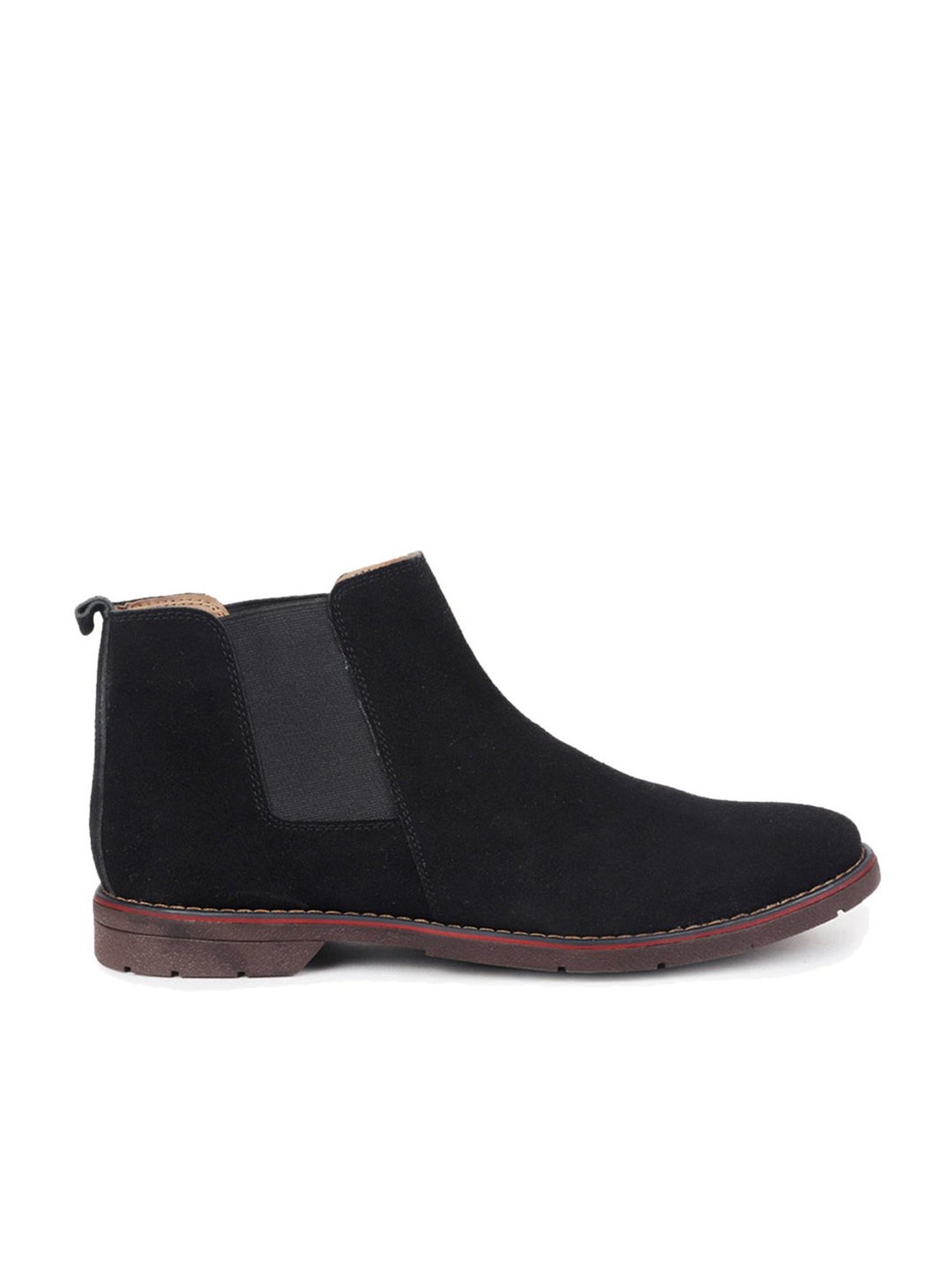 Fausto Men's Black Chelsea Boots