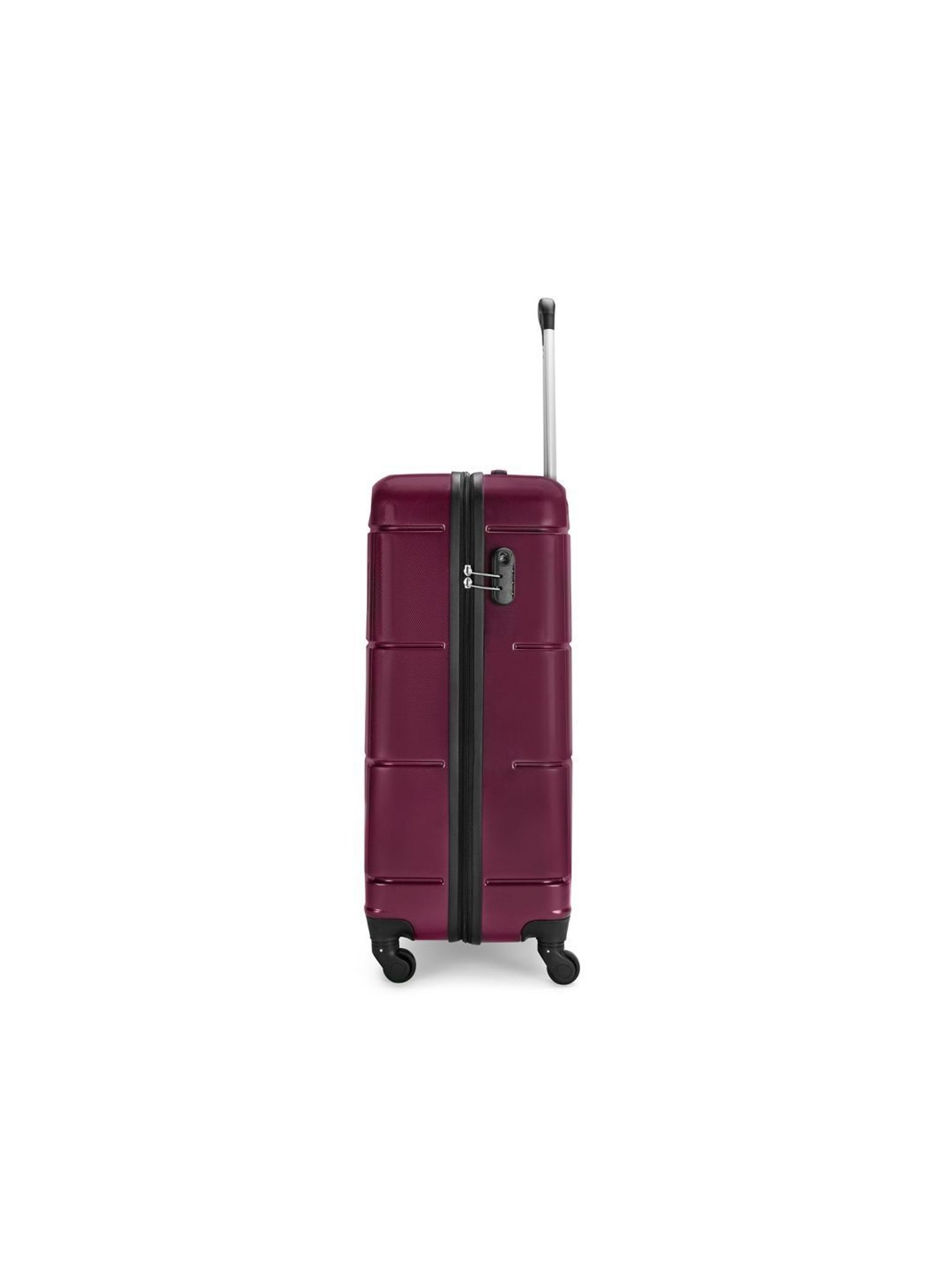 Aristocrat Sleek Maroon Textured Hard Cabin Trolley Bag - 23 cm