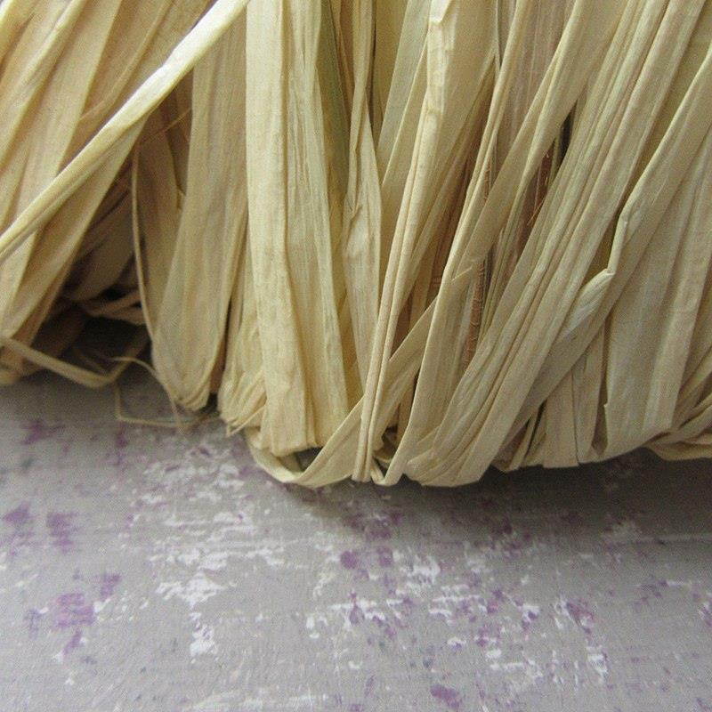 1 pc/set DIY Wedding Invitation Gift Packing Rope Raffia Natural Rope Natural Raffia Rope Wedding Party Decor 30g
