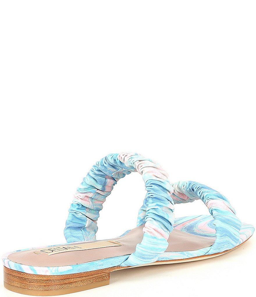 Deltan Cora Printed Two Band Sandals