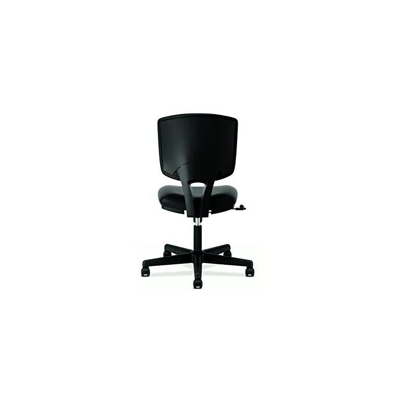 Volt Armless Task Chair, Black