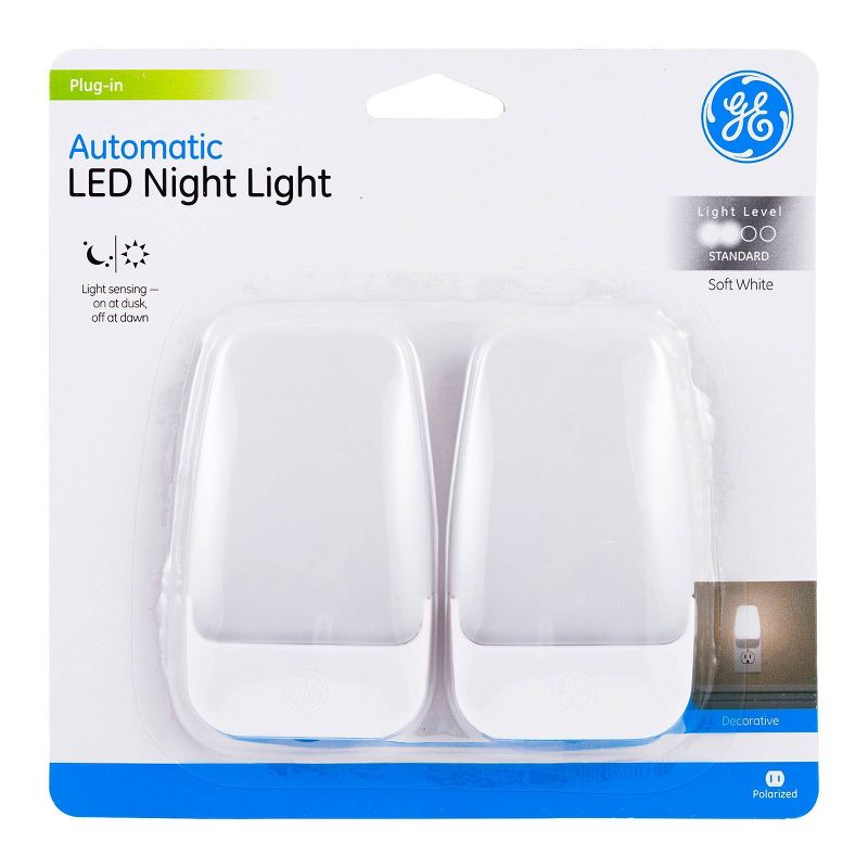 General Electric 2pk Automatic LED Night Light6