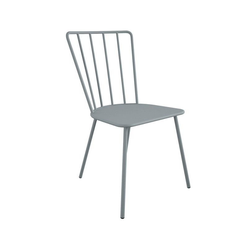 Heidi 3pc Indoor/Outdoor Bistro Set - Light Gray - Novogratz