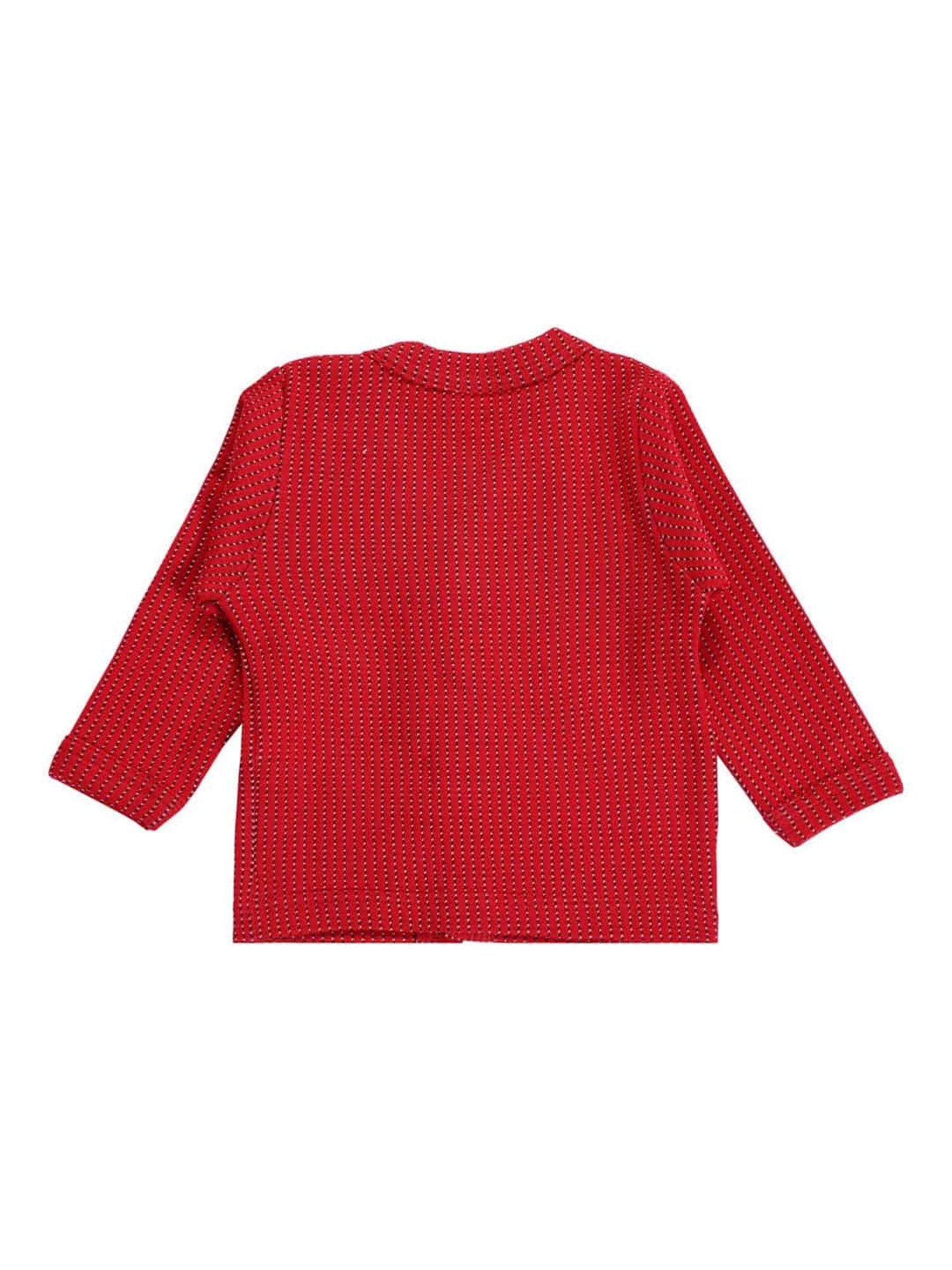 Bodycare Kids Red Printed Full Sleeves Jhabla