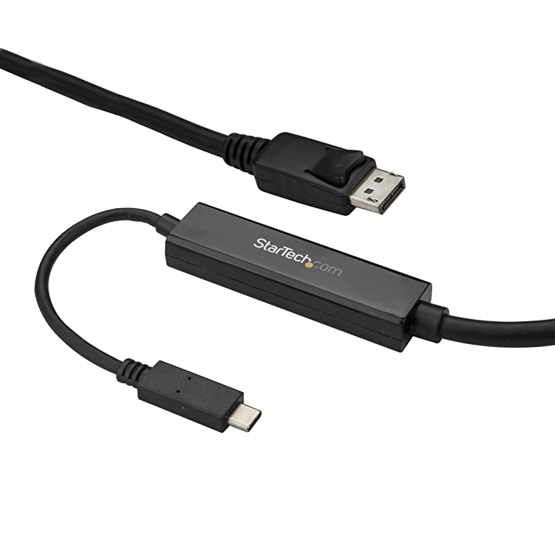 com 98ft3m USB C to DisplayPort 12 Cable 4K 60Hz USBC to DisplayPort Adapter Cable HBR2 USBC DP Alt Mode to DP Monitor Video Cable Works w Thunderbolt 3 Black CDP2DPMM3MB