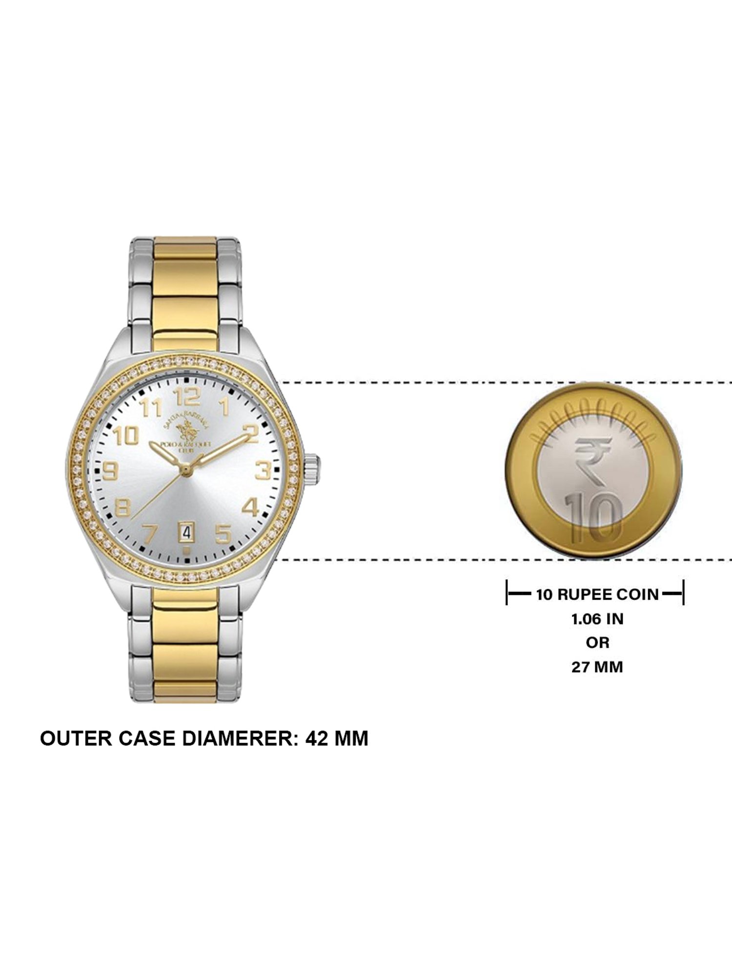 Santa Barbara Polo & Racquet Club SB.1.10516-5 Analog Watch for Women