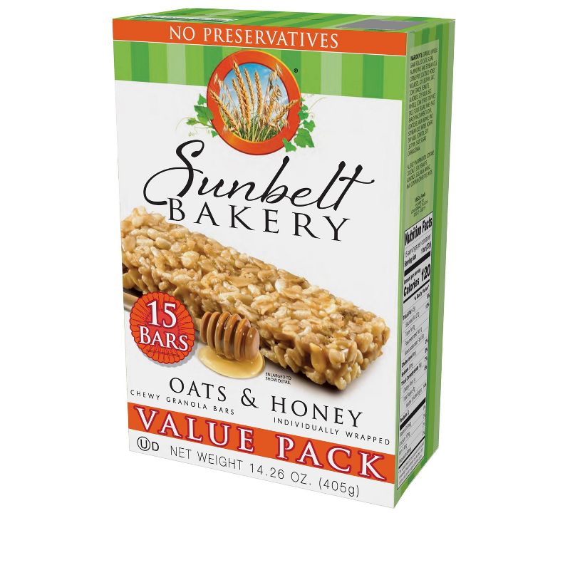 Sunbelt Bakery Oats & Honey Granola Bars - 8ct