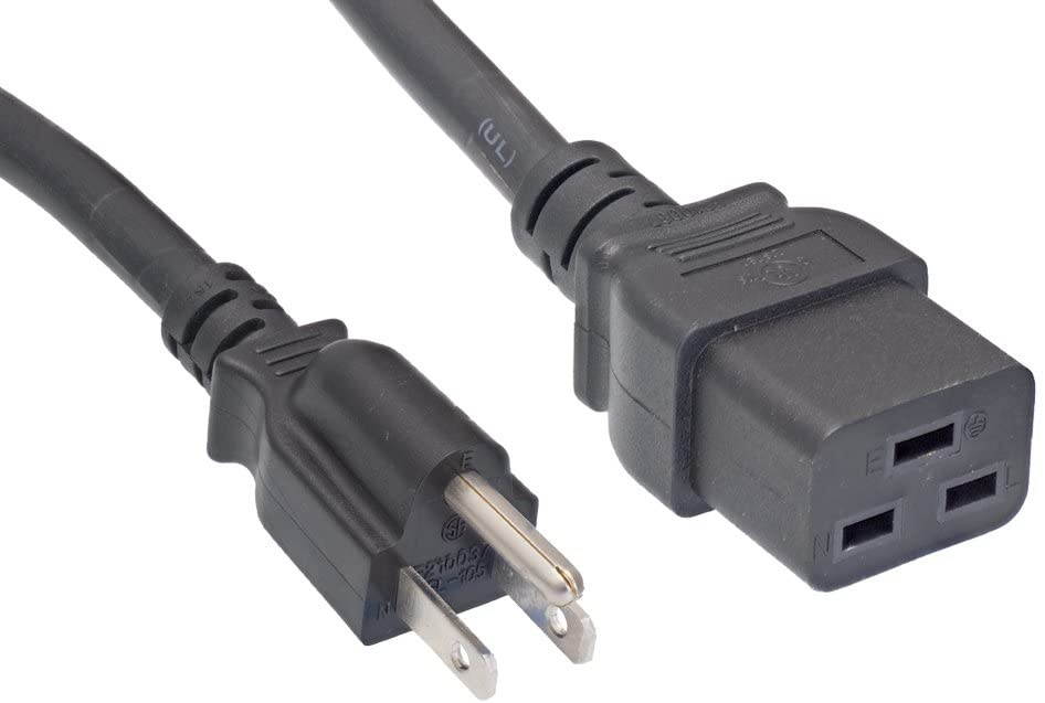 Monoprice Power Cord - 6 Feet - Black | CEE 7/7 SCHUKO (Europe) to IEC 60320 C13, 18AWG, 5A/1250W, 250V, 3-Prong