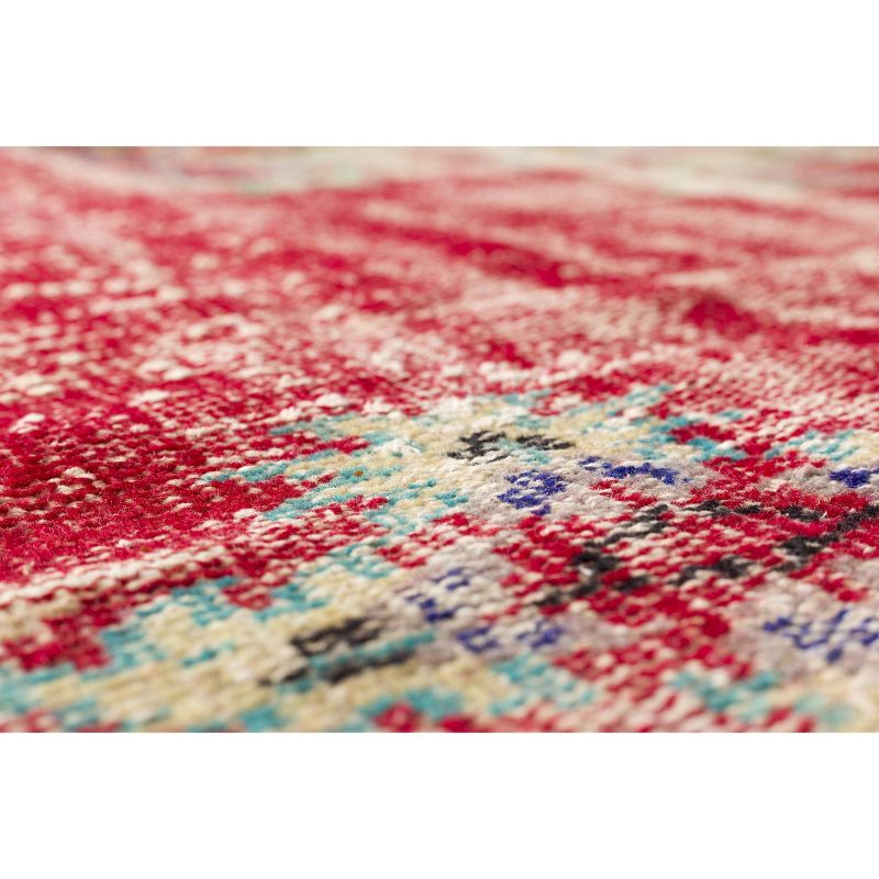 6'4"x9'8" Vintage One-of-a-Kind Ritienne Rug Red - Revival Rugs