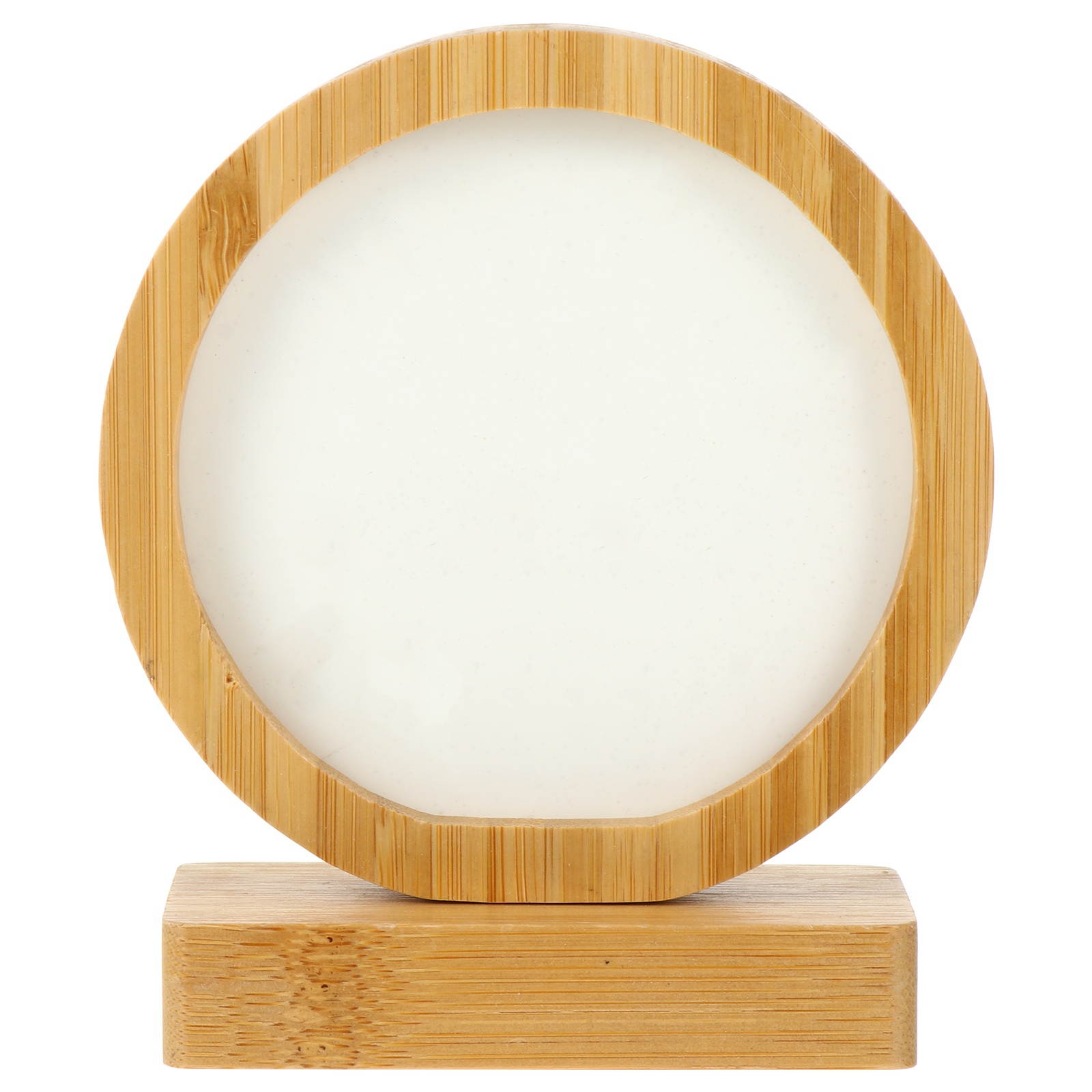 1 Pc Magnetic Photo Frame Photo Holder Practical Desktop Ornament (Bamboo)