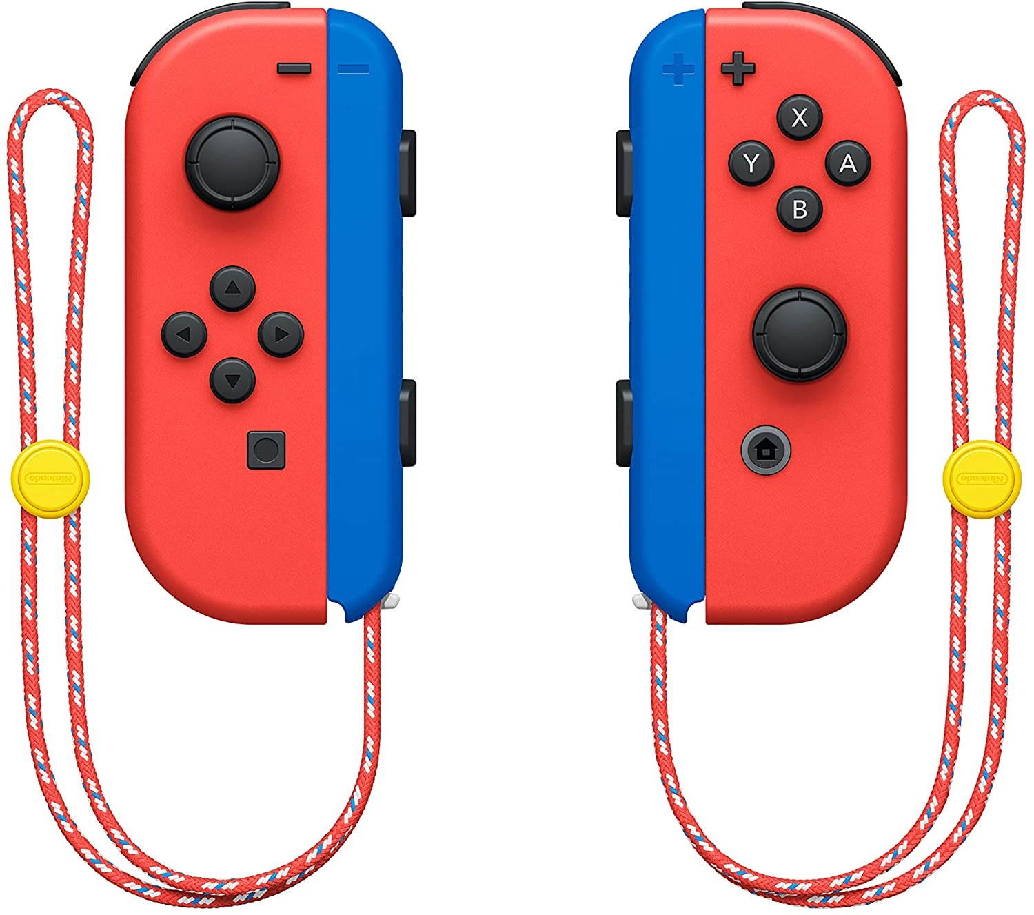 2021 New Nintendo Switch Mario Red & Blue Limited Edition with Mario Iconography Carrying Case and Screen Protector Bundle With Pokemon Shield And Mytrix Accessories