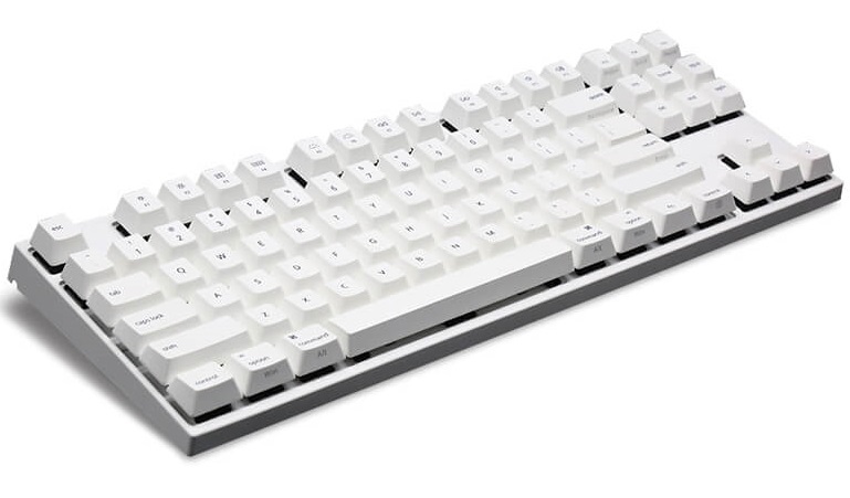 2, 60% Wired/Wireless Mechanical Keyboard (Kailh Box Brown Switch/White Case) - Full Keys Programmable - True RGB Backlit - Tap Arrow Keys - Double Shot PBT Keycaps - NKRO - 1900mAh Battery