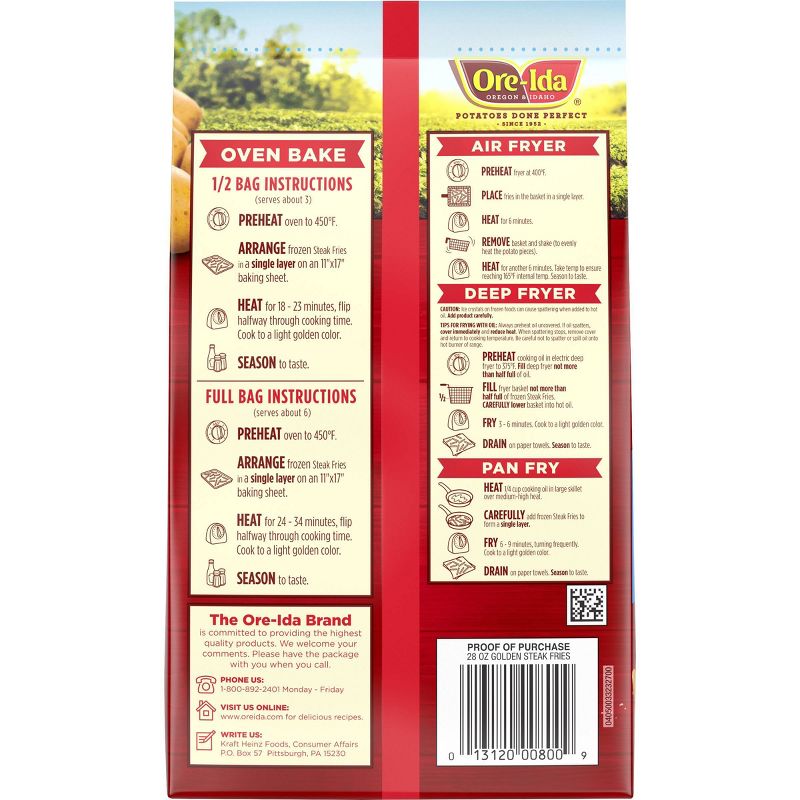 Ore-Ida Thick Cut Frozen Steak Fries - 28oz