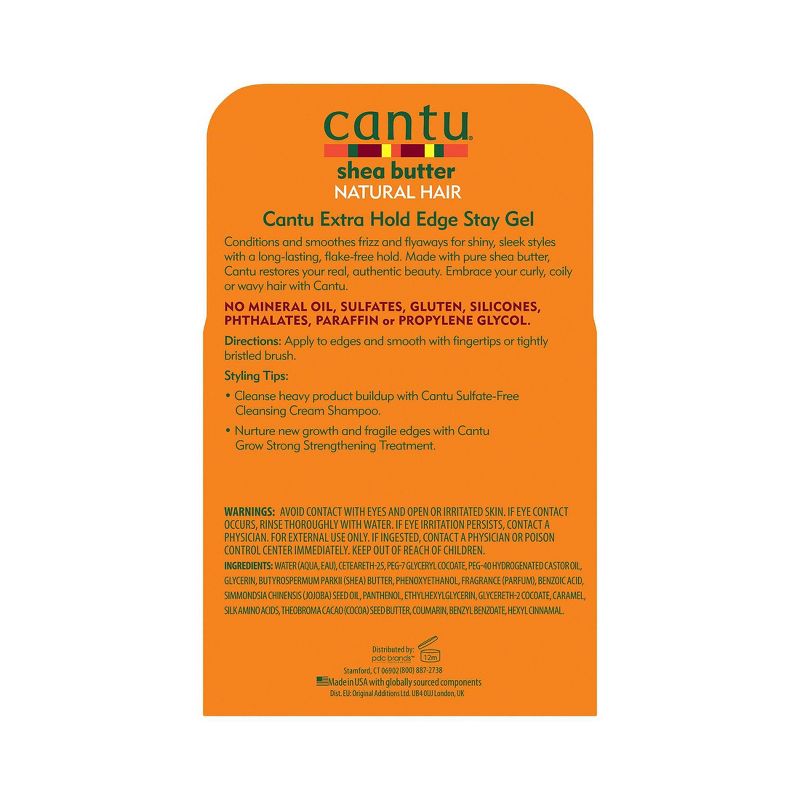 Cantu Extra Hold Edge Stay Gel - 2.25oz