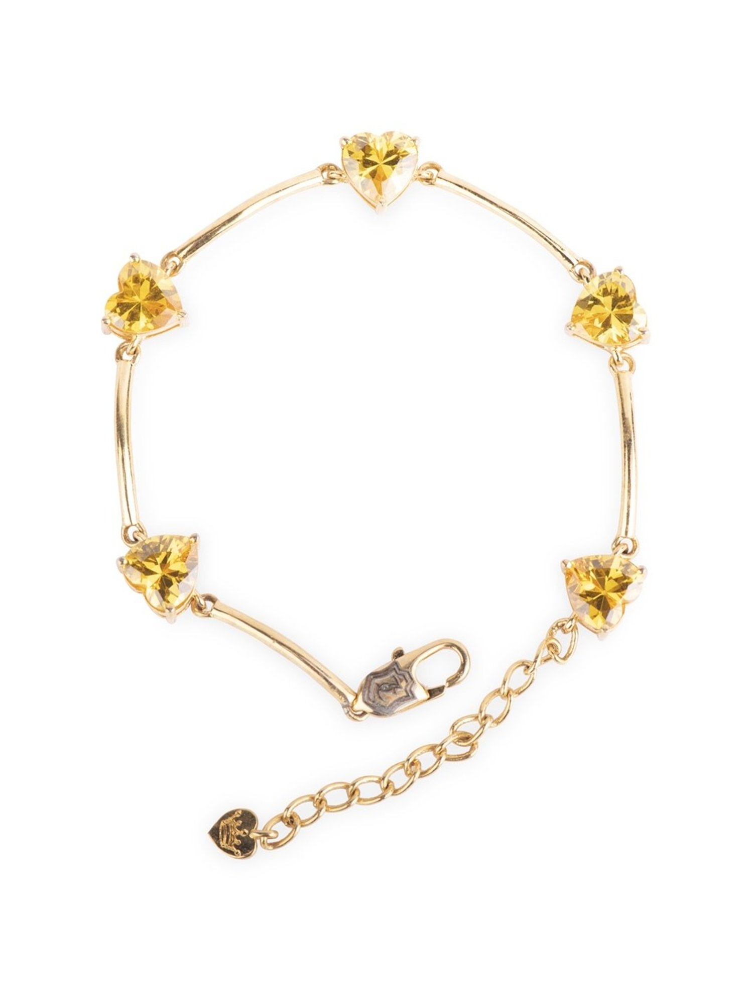 Juicy Couture Scarlet Bracelet Golden Flexible fit Bracelet for Women