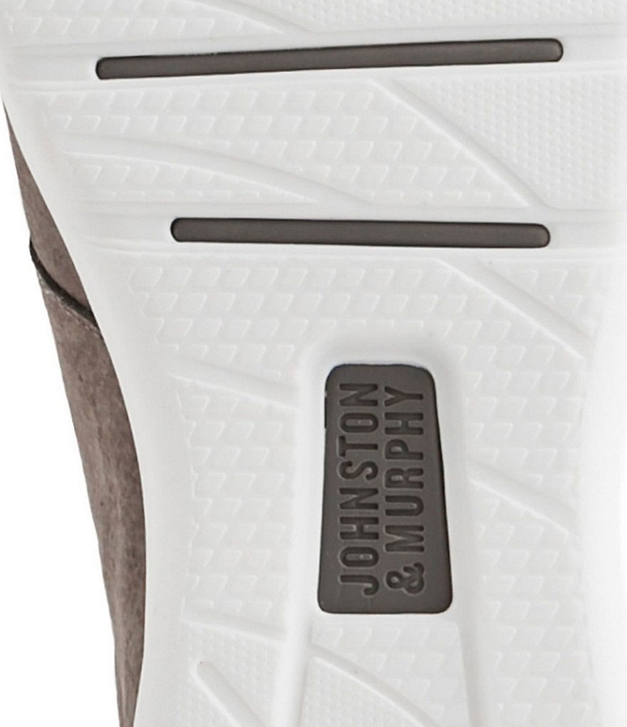 Johnston & Murphy Men's XC4 Prentiss Plain Toe Suede Waterproof Sneakers