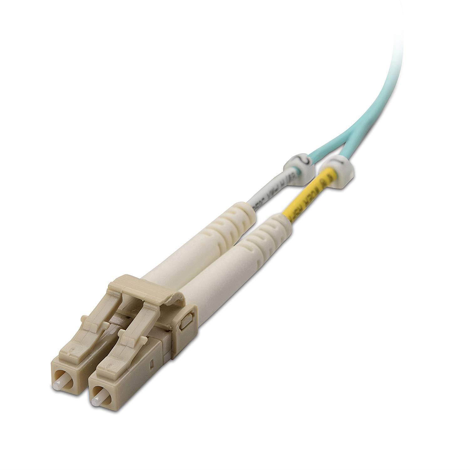 Cable Matters 10Gb 40Gb OFNP Plenum Rated Multimode Duplex 62.5/125 OM3 Fiber Cable (LC to SC Fiber Optic Cable/SC to LC Fiber Patch Cable) 2m