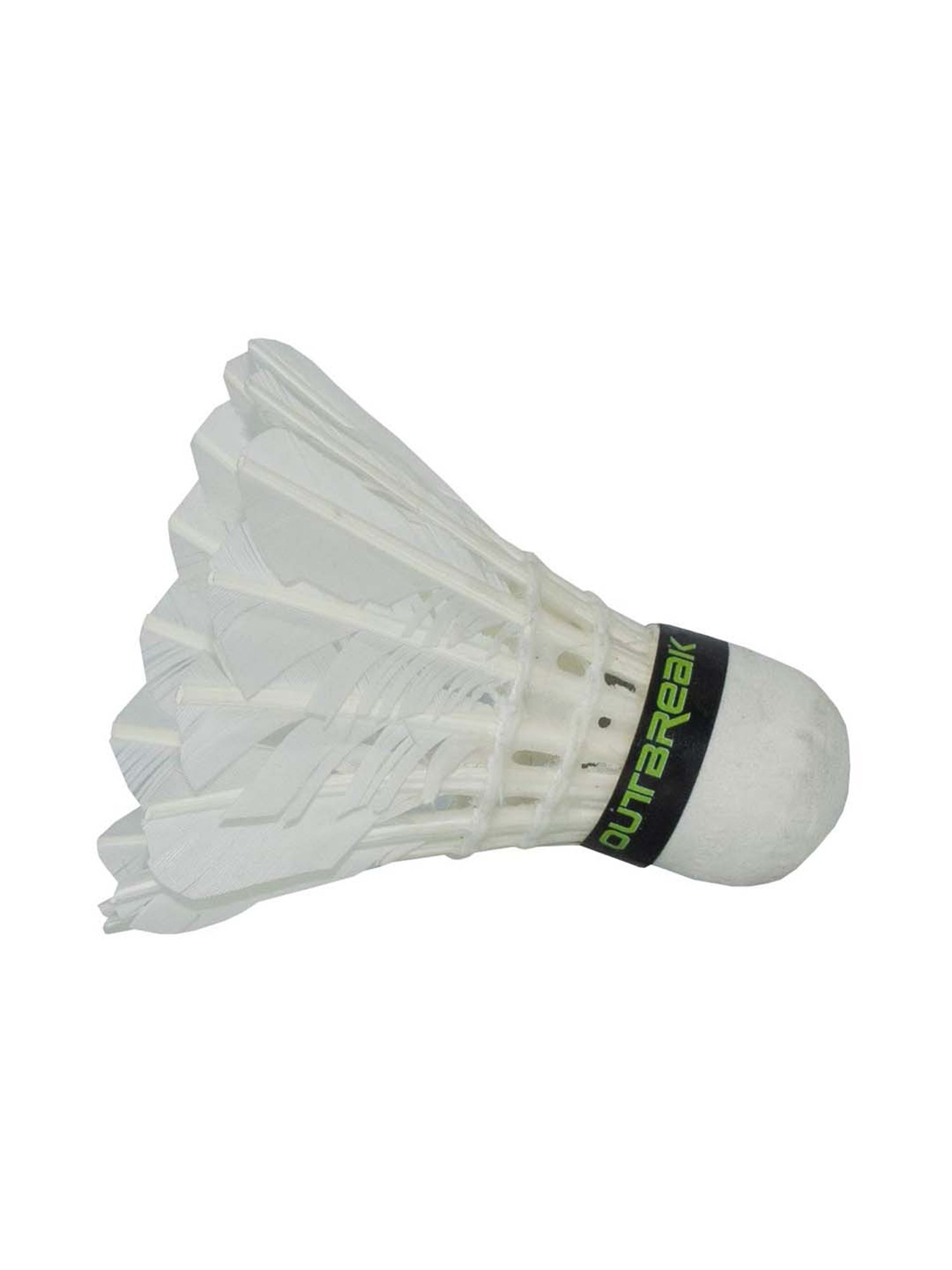 Triumph Multicolored Badminton Racquet with Outbreak Feather Shuttlecock for Men (10Pcs)