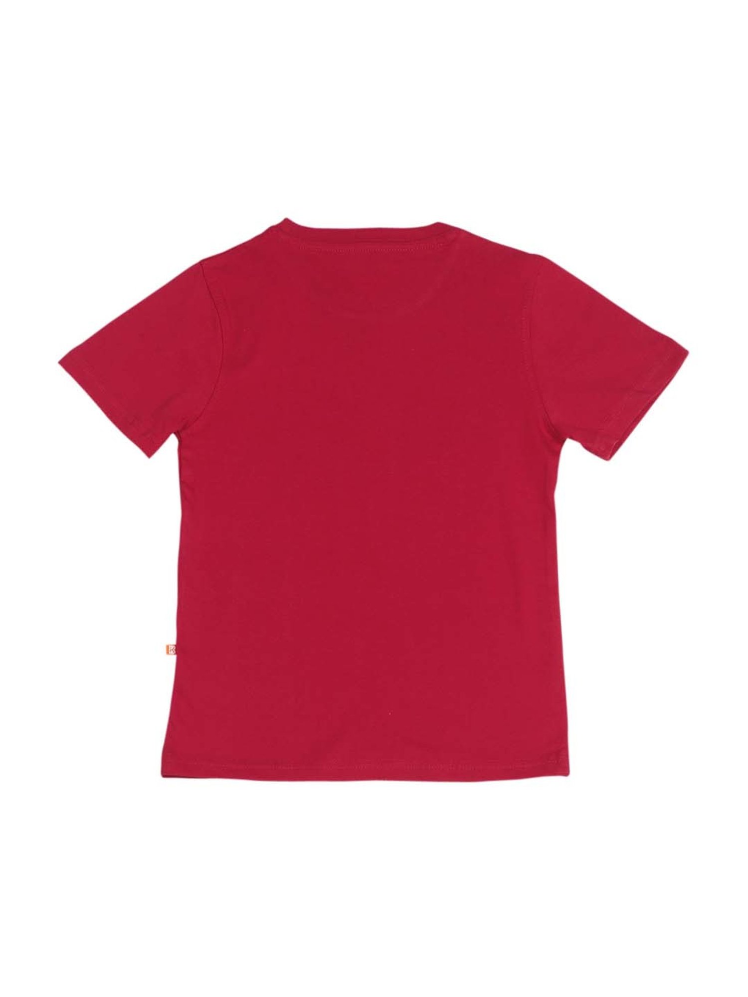 Proteens Boys Red & Grey Printed T-Shirts (Pack of 2)