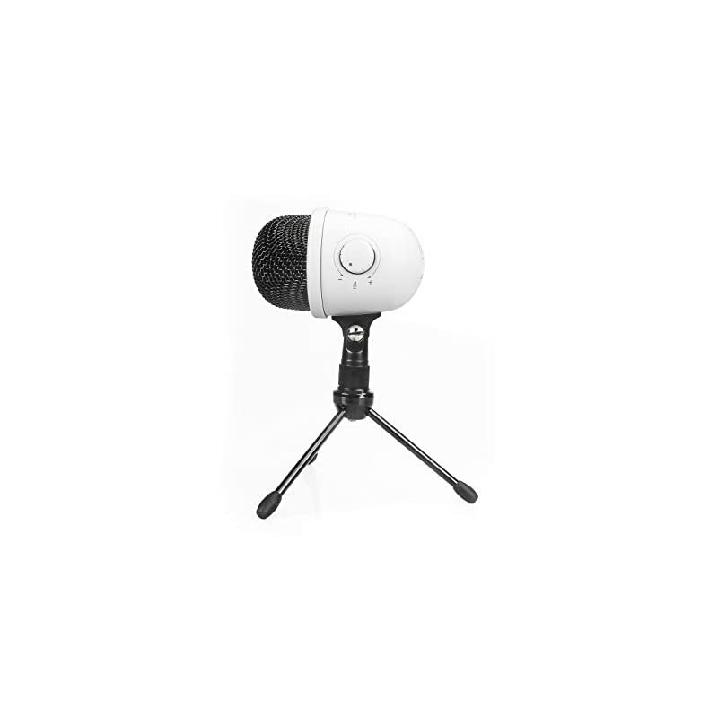 Basics Desktop Mini Condenser Mic Microphone White