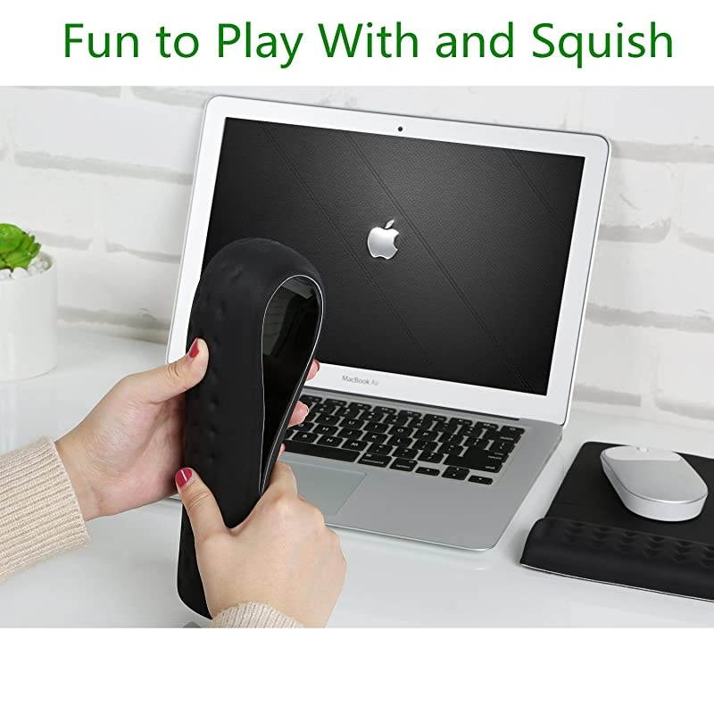 Memory Foam Keyboard Wrist Rest&Gaming Mouse Pad with Wrist Support, Ergonomic Wrist Pad for Office, Home Office, Laptop, Desktop Computer, Gaming Keyboard