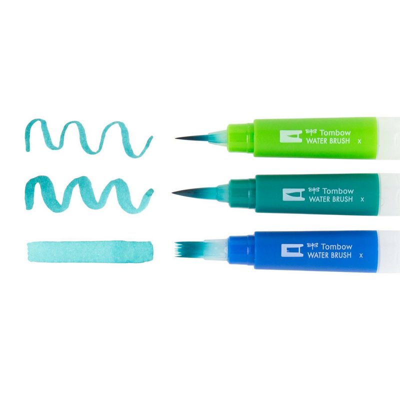 Tombow 3ct Water Brush Set