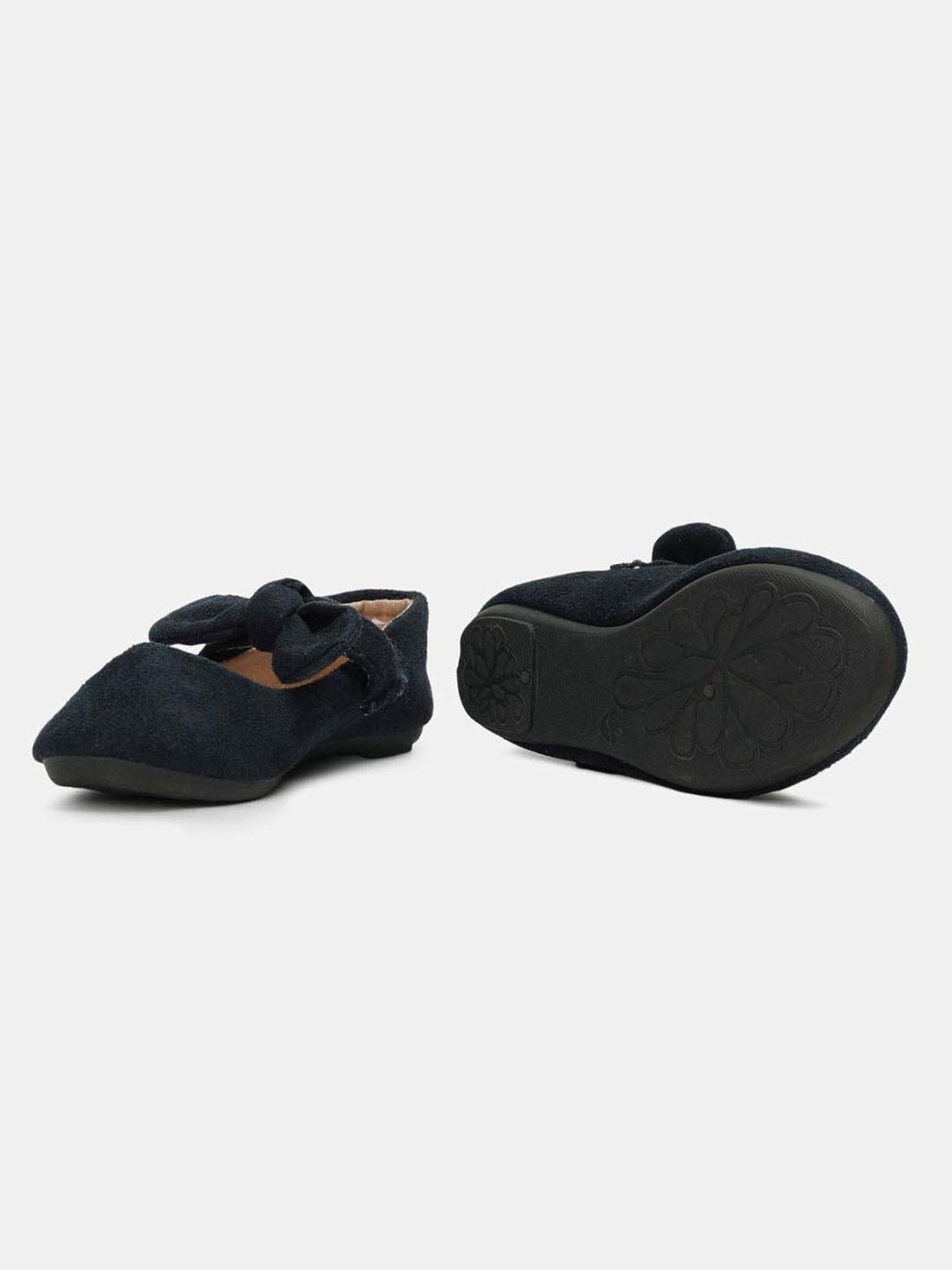 Baby Moo Kids Brown & White Velcro Shoes