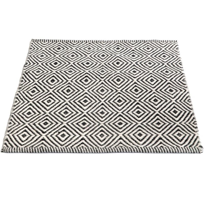1'10"x1'10" Rectangle Woven Accent Rug Multicolored - DEERLUX
