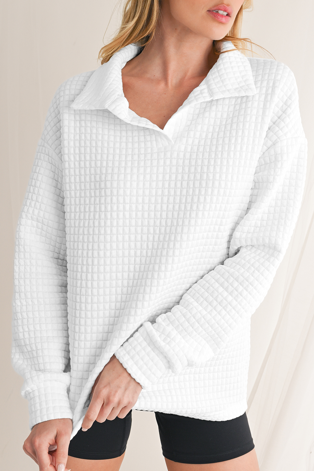 Bohemian Patterned Pullover Long Sleeve Blouse