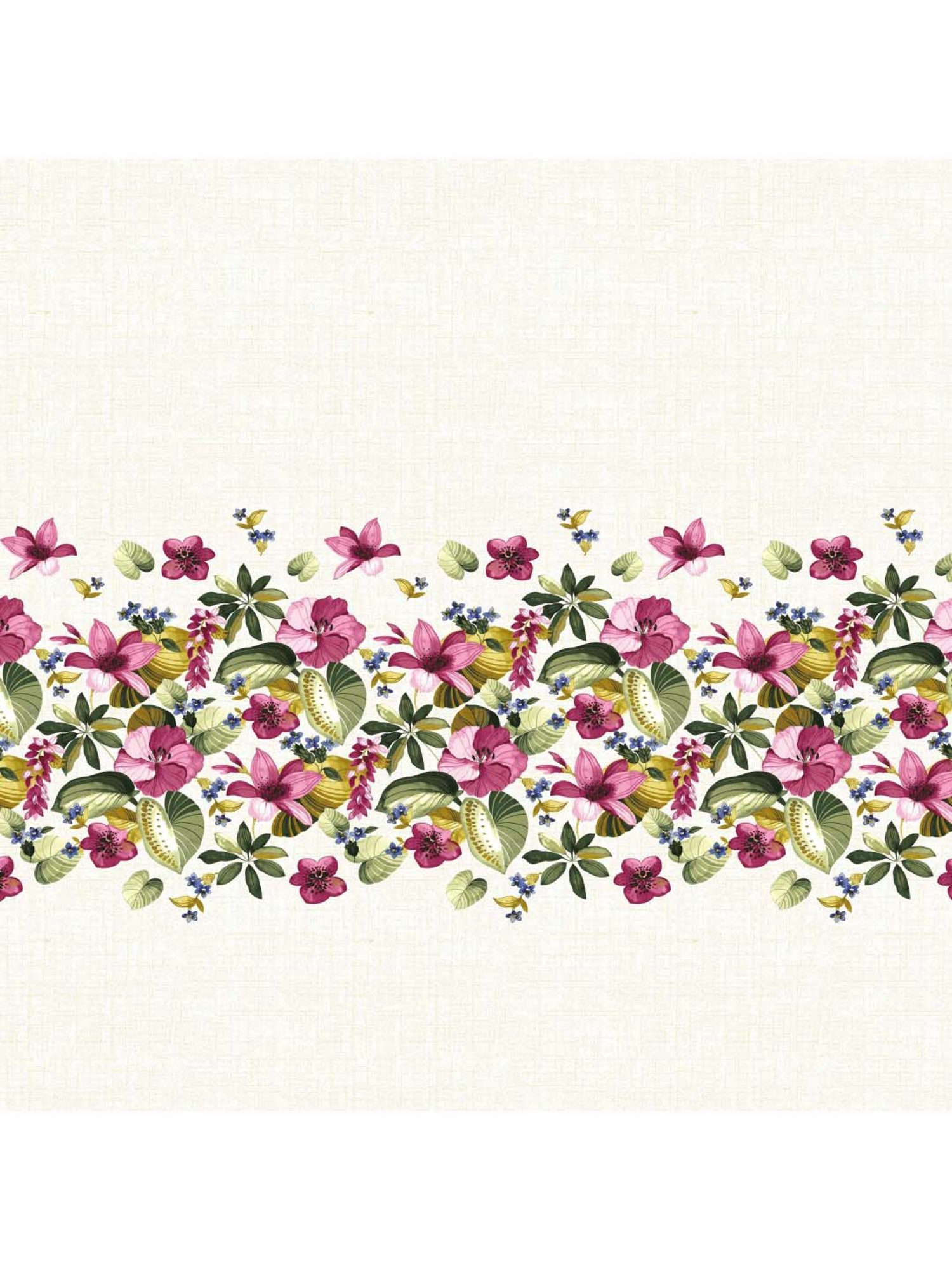 GM Off-White & Pink 100% Cotton 144 TC Queen Bedsheet Set