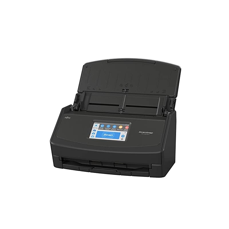 ScanSnap iX1500 Color Duplex Document Scanner with Touch Screen for Mac and PC (Black Model)