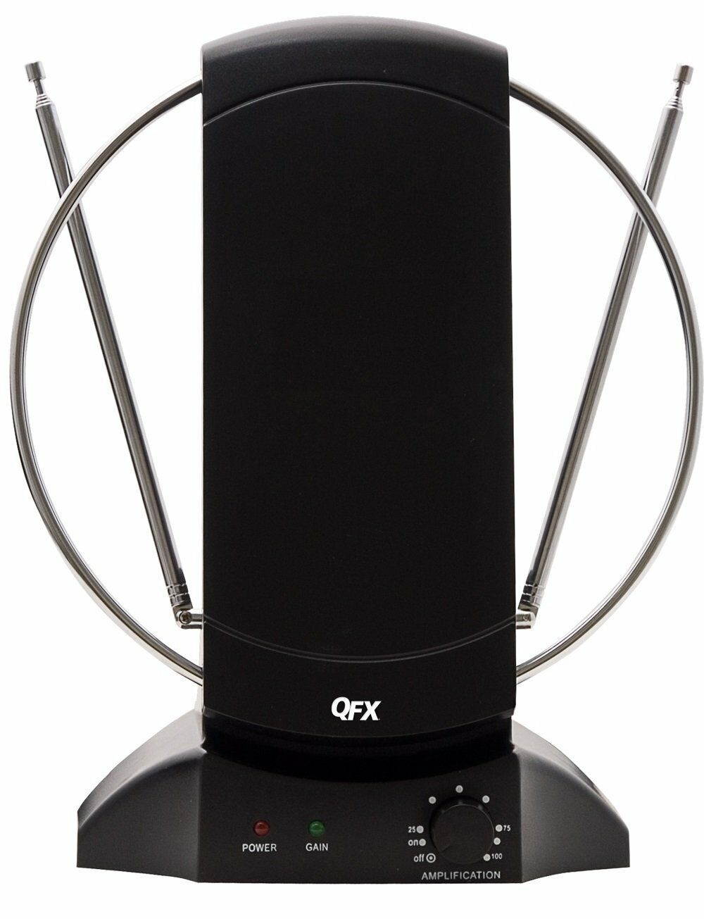 QFX ANT-101: HD/DTV/VHF/UHF/FM Radio 90-Degree Rotating Antenna
