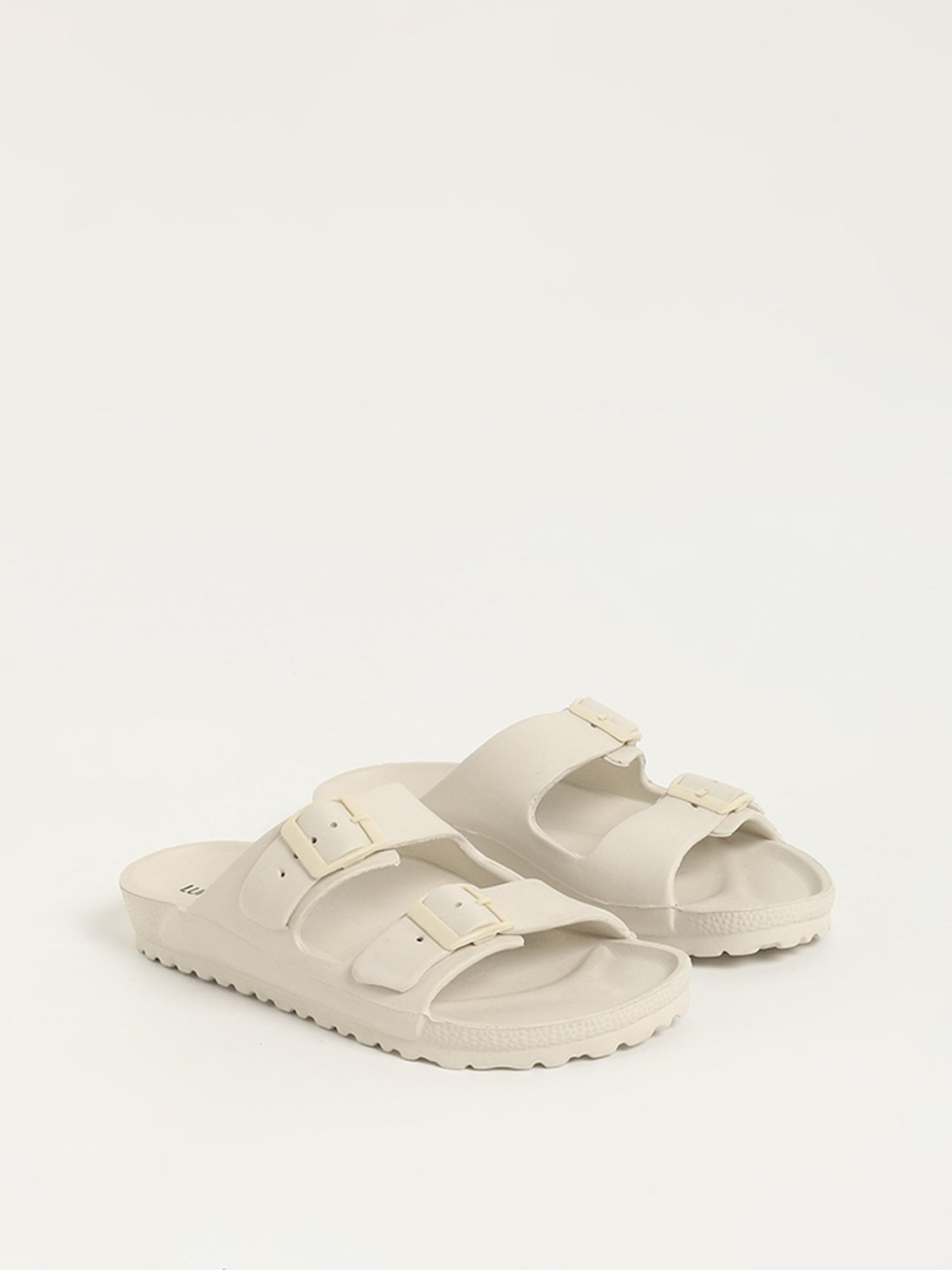 Floatz by Bata Women's  White Flip Flops