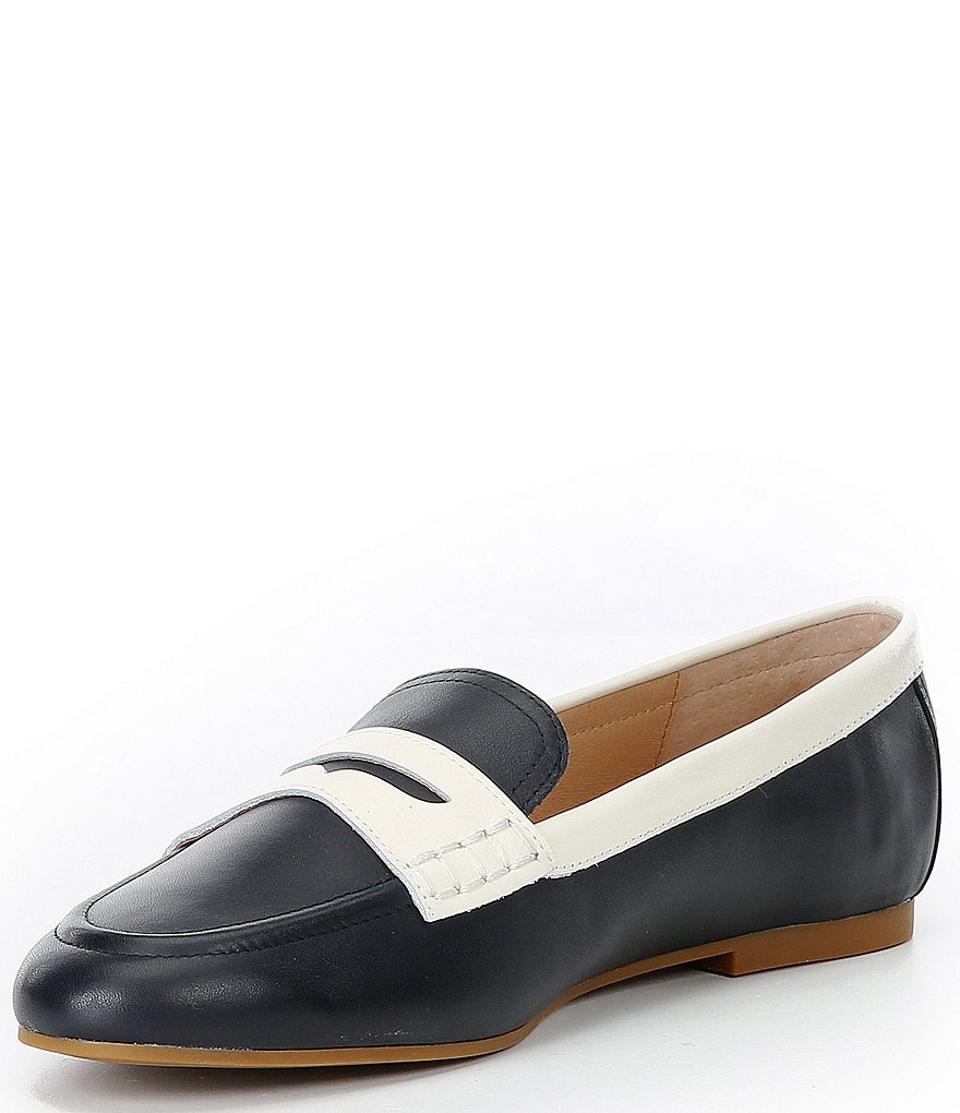 Lauren Ralph Lauren Adison Two-Tone Leather Loafers
