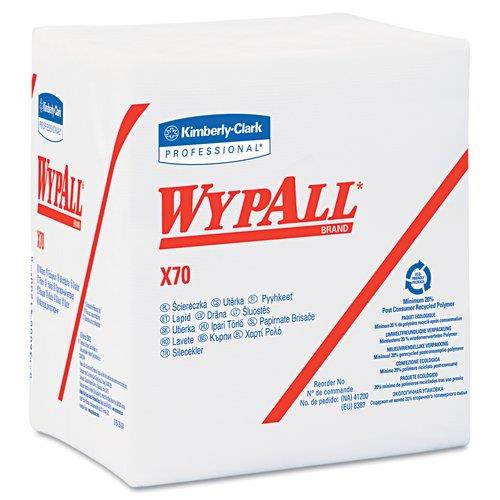 C-Wypall X70 Rag Rplmt Hydro Wpr 1/4Fld Whi 12/