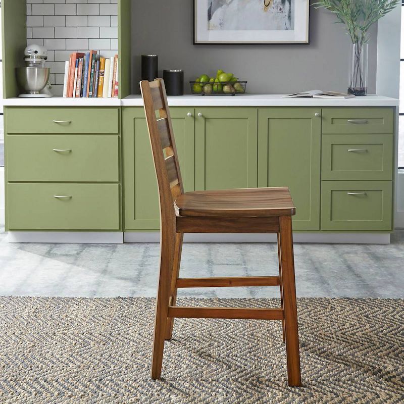 Forest Retreat Counter Height Barstool Natural - Home Styles