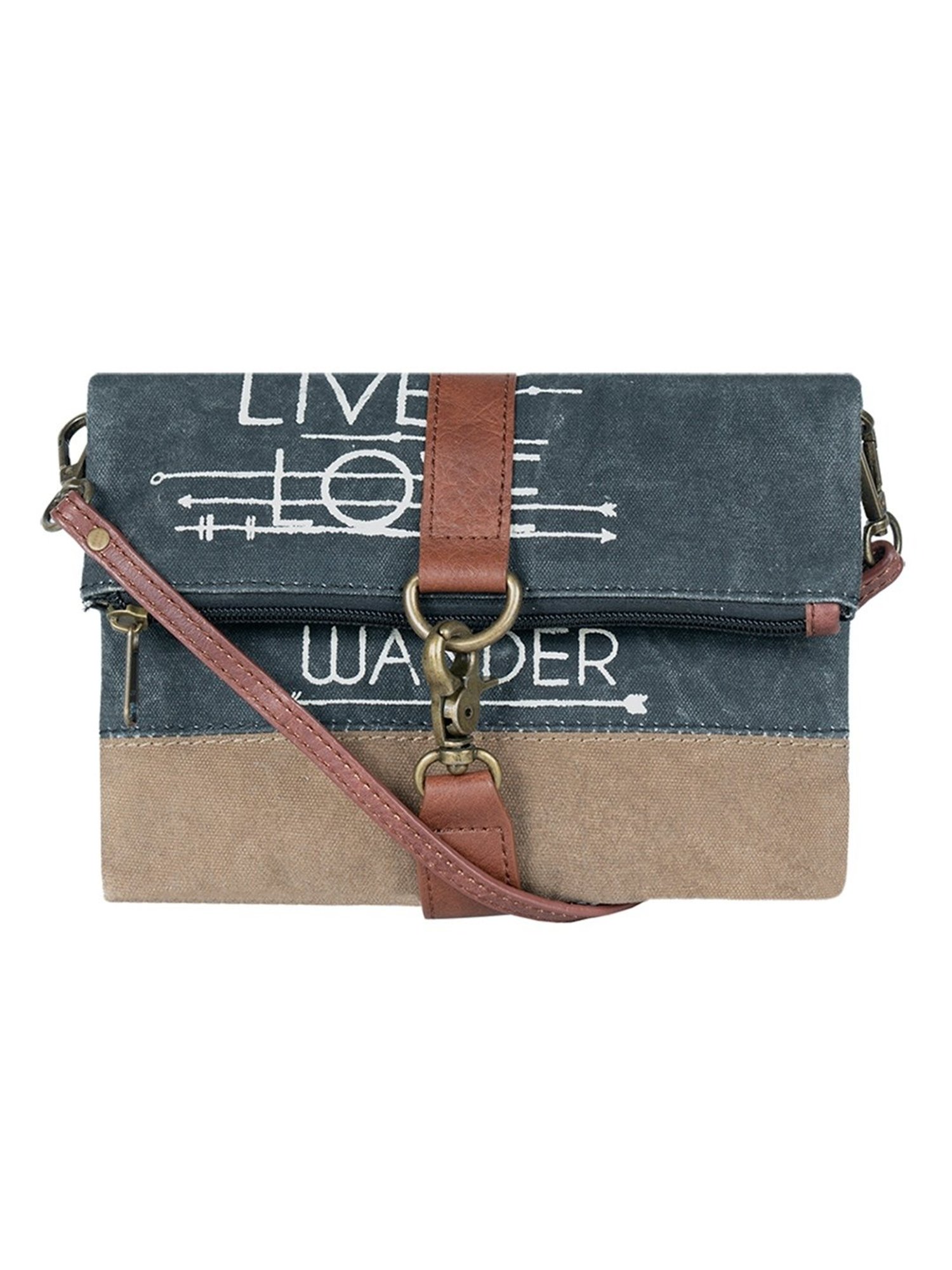 Mona B Multicolor Color Block Small Cross Body Bag