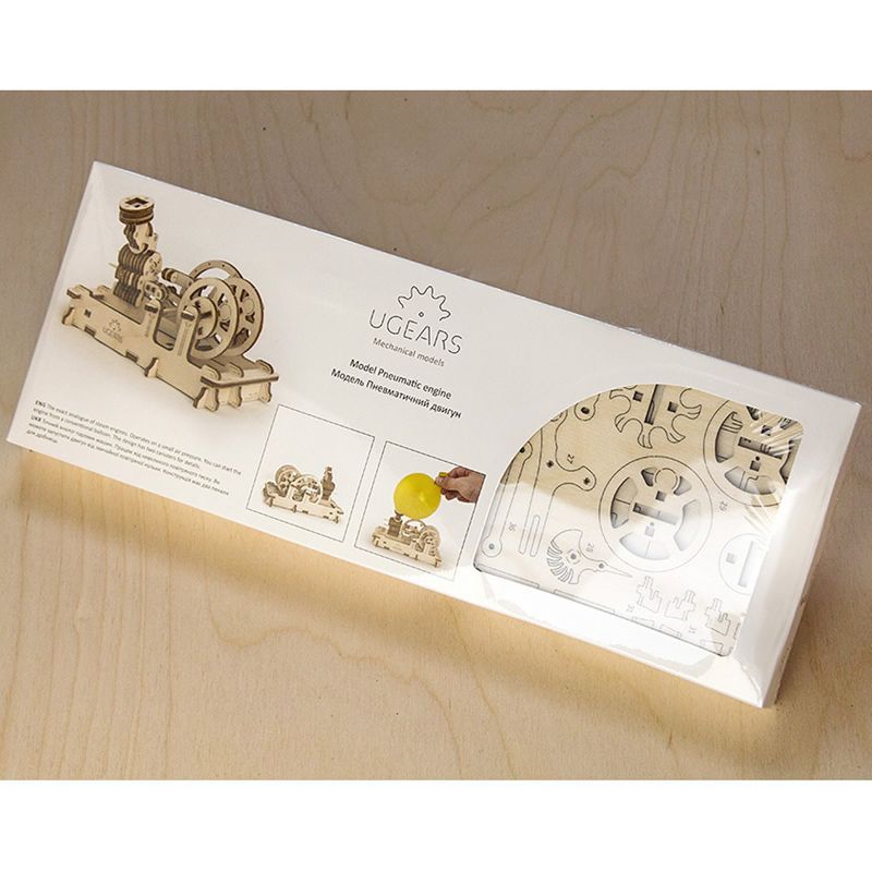 UGears Pneumatic Engine - Mechanical Model Kit