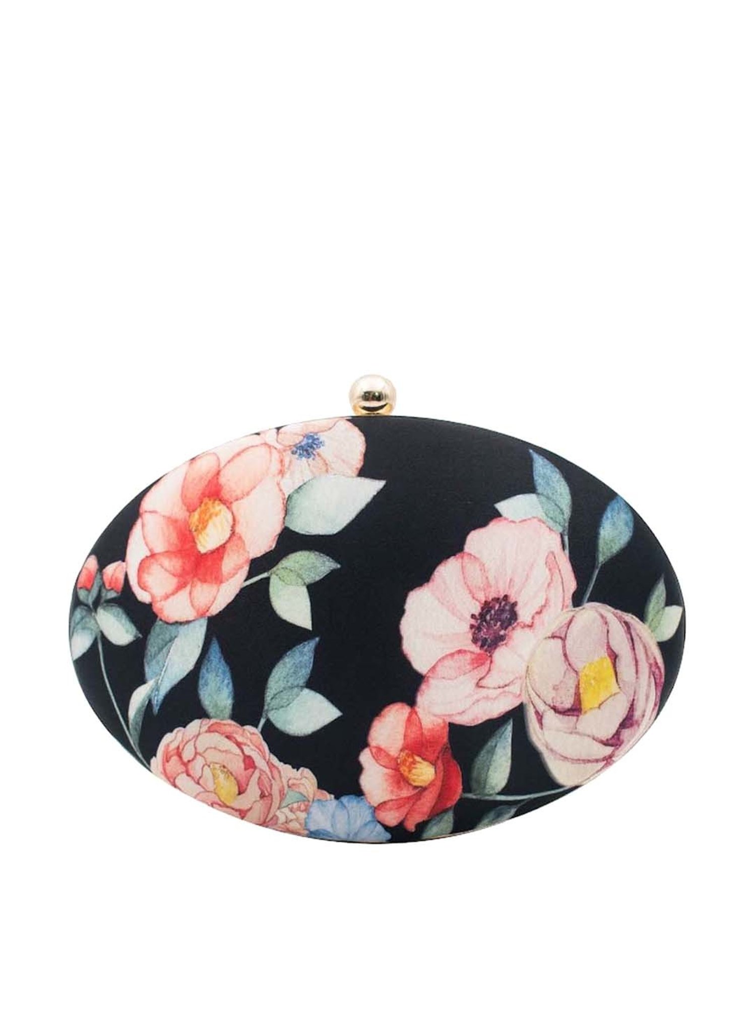 Sugarcrush Black Printed Clutch