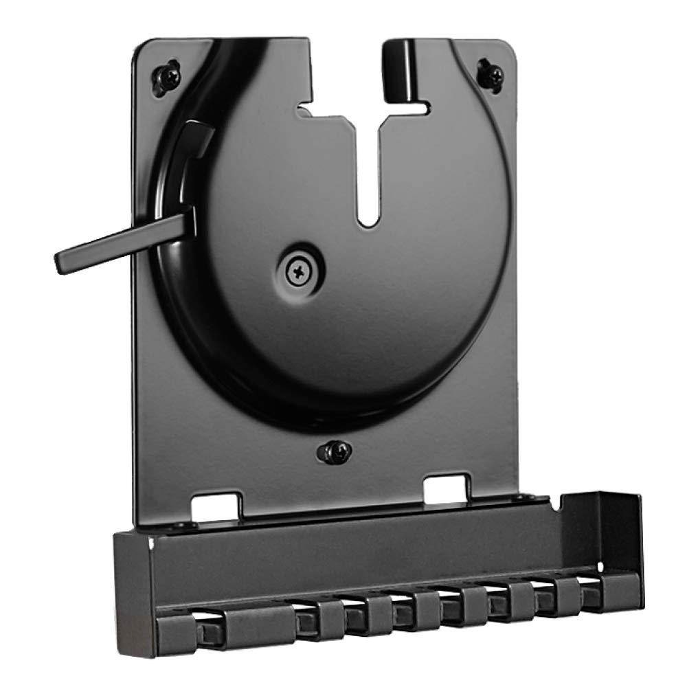 Sanus Wall Mount for Sonos Amp - Slim Black Design with Lockable Latch for Security - Low Profile Bracket Design Mounts in Any Orientation - Built-in Cable Management & Easy 15-Minute Install
