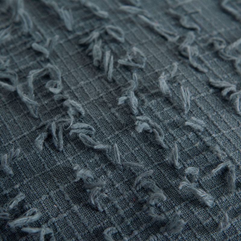 20"x20" Oversize Poly-Filled Solid Square Throw Pillow Slate Gray - Rizzy Home