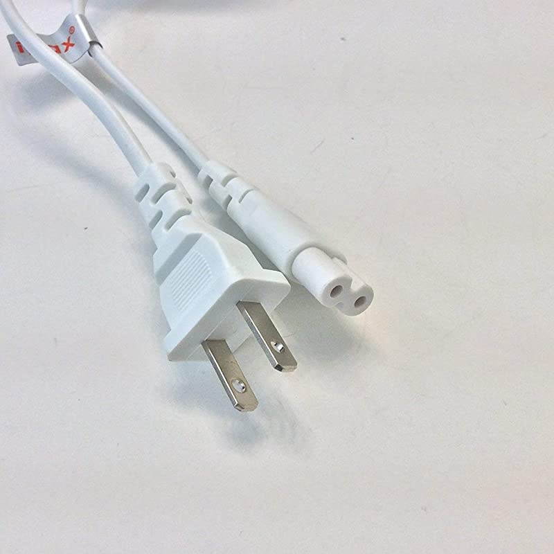 15 Ft White Extra Long 2-Slots Cable Cord Compatible with LG TCL Samsung UN40MU6300 UN43MU6300 UN50MU6300 UN55MU6300 UN65MU6300 UN75MU6300 QN49Q6F QN55Q6F QN65Q6FN QN75Q6 QN82Q6 LED Smart TV