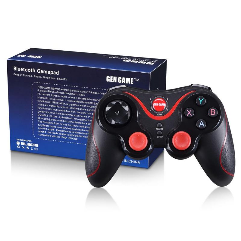 Gaming Controller Wireless Bluetooth 3.0 Gamepad Joystick for PC Android Phone
