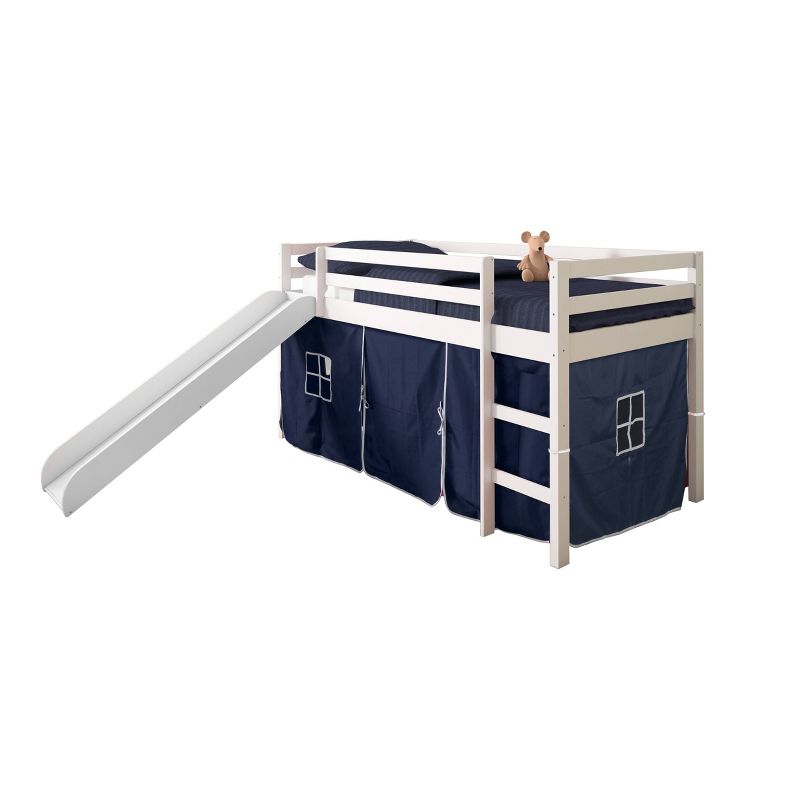 Tent Bed with Kit White/Blue - Donco Kids