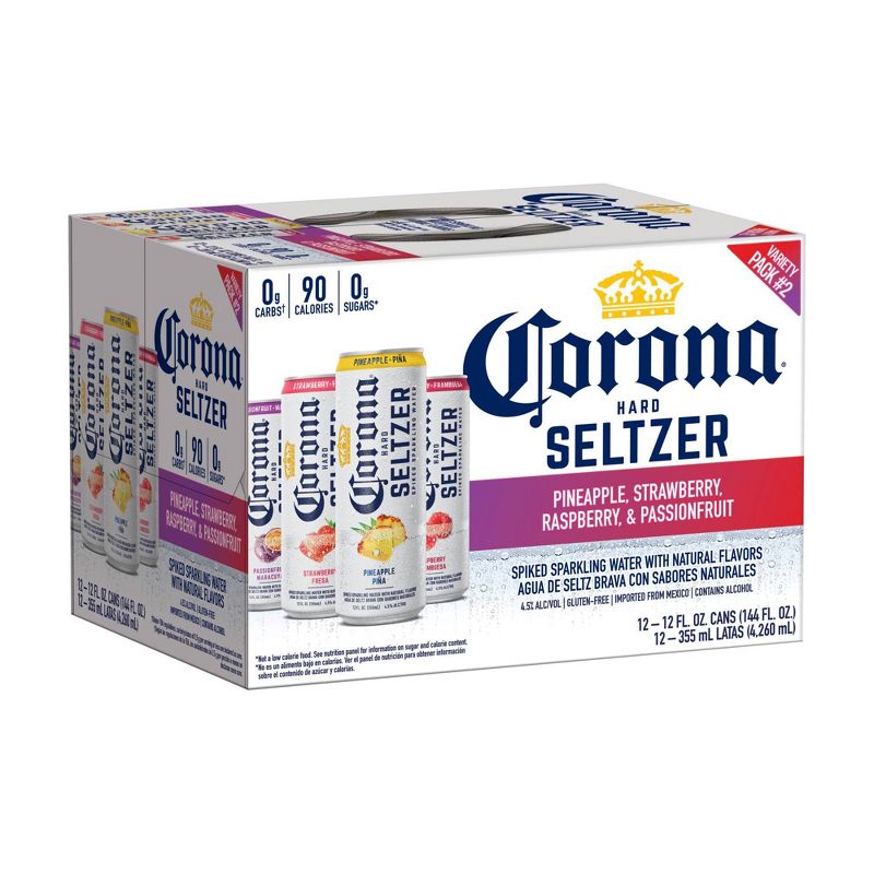 Corona Hard Seltzer Variety Pack #2 - 12pk/12 fl oz Cans