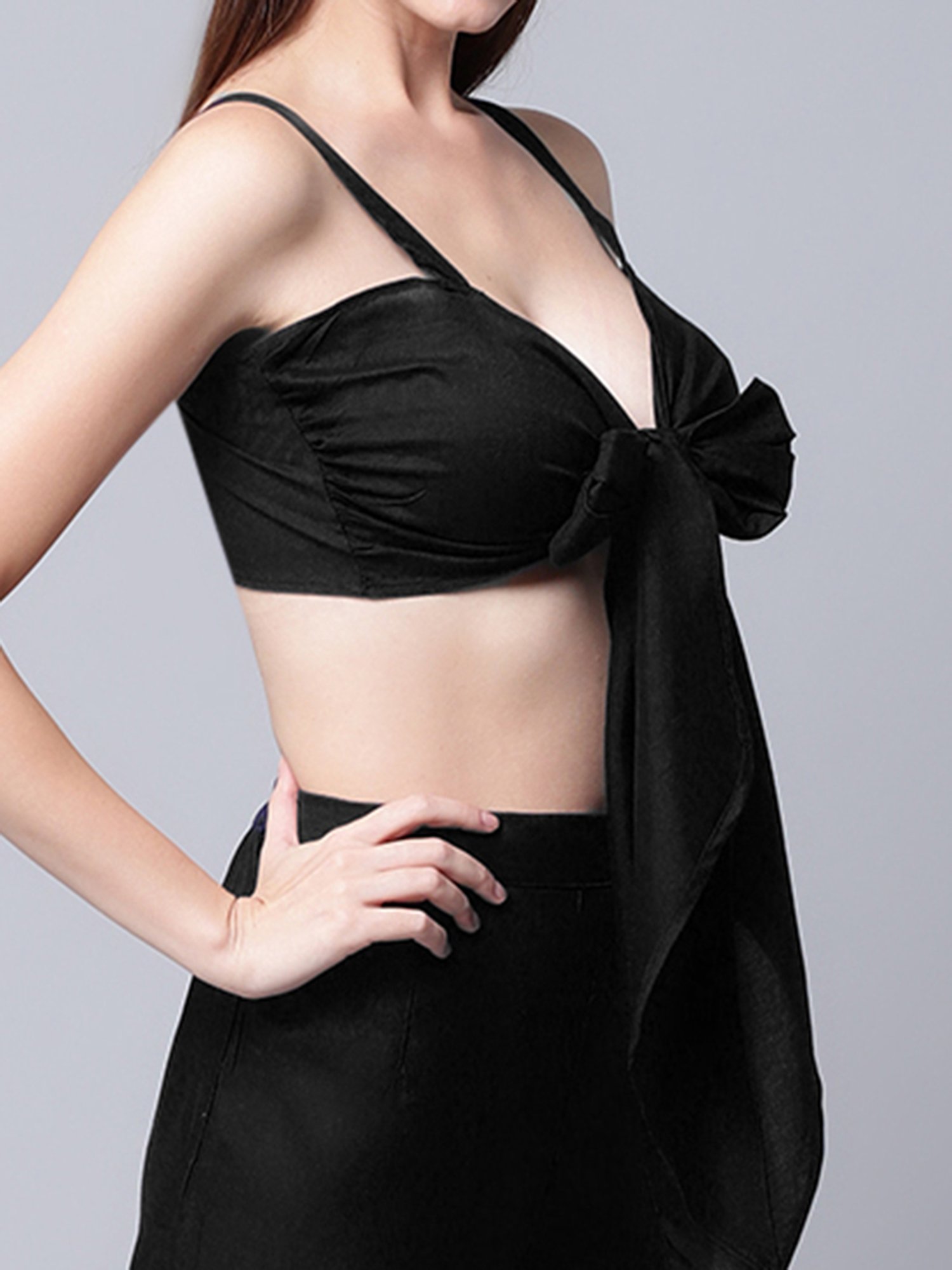 Erotissch Black Beachwear Co-Ord Set
