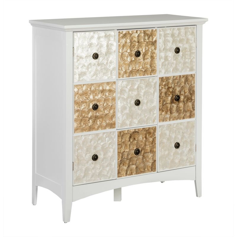40" Durdle Accent Cabinet White - Elegant Home Fashions